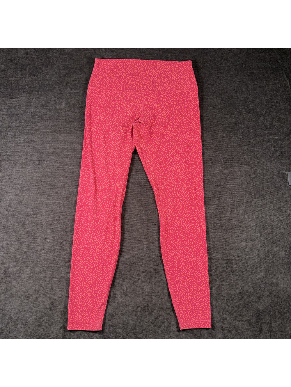 Lululemon Align High-Rise Pink Leopard Leggings, Size 12